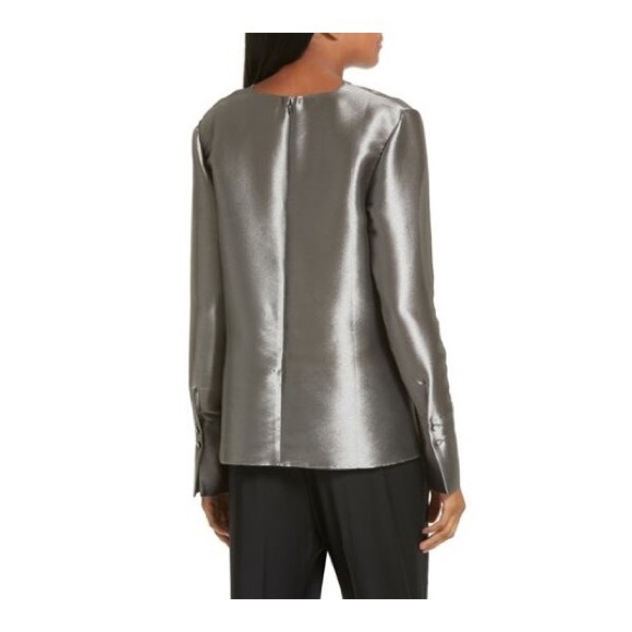 Lewit Silk Blend Metallic Blouse S - Picture 2 of 7